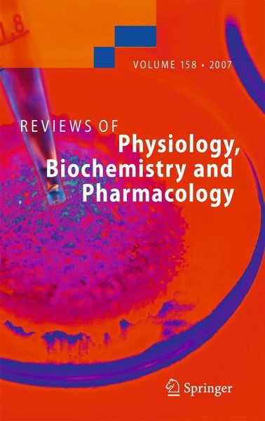 Produktbild: Reviews of Physiology, Biochemistry and Pharmacology 158