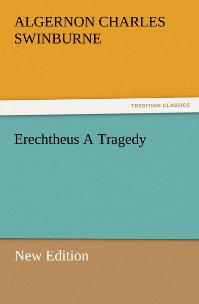Produktbild: Erechtheus A Tragedy (New Edition)