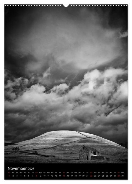 Produktbild: Journeys - Black & White (High Quality Premium Wall Calendar 2026 DIN A2 portrait),CALVENDO 12 Month Wall Calendar