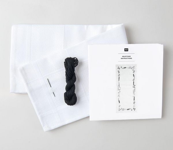 Produktbild: Stickpackung Gez&auml;hlter Kreuzstich, Tischl&auml;ufer Gr&auml;ser