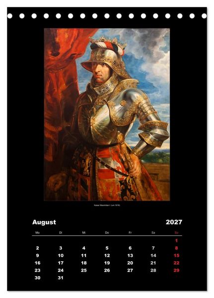 Produktbild: Peter Paul Rubens - Rubens (Tischkalender 2027 DIN A5 hoch), CALVENDO Monatskalender