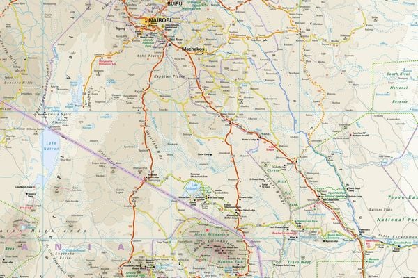 Produktbild: Reise Know-How Landkarte Kenia / Kenya (1:950.000)