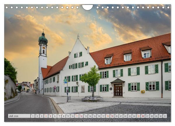Produktbild: Dillingen an der Donau Impressionen (Wandkalender 2026 DIN A4 quer), CALVENDO Monatskalender