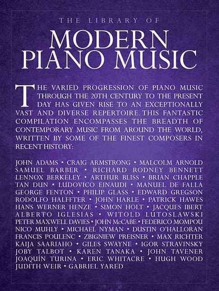 Produktbild: The Library of Modern Piano Music