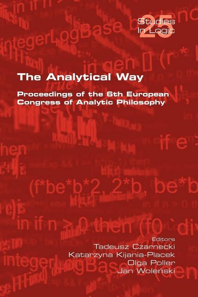 Produktbild: The Analytical Way. Proceedings of the 6th European Congress of Analytic Philosophy
