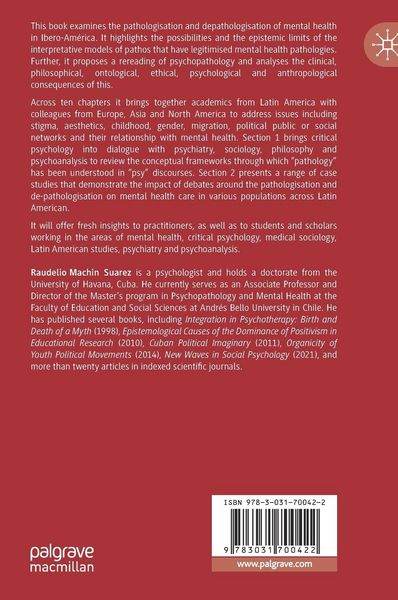 Produktbild: Pathologisation, Depathologisation and Mental Health