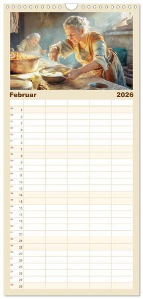 Produktbild: Familienplaner 2026 - Mittelalter - Ein Blick in diese Zeit mit 5 Spalten (Wandkalender, 21 x 45 cm) CALVENDO