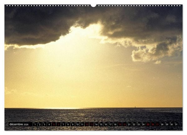 Produktbild: Un oc&eacute;an de lumi&egrave;re (Calendrier mural 2026 DIN A2 vertical) calendrier de bureau