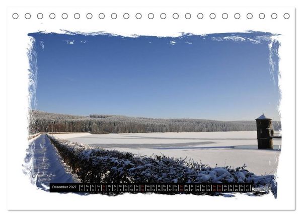 Produktbild: Blick ins Erzgebirge (Tischkalender 2027 DIN A5 quer), CALVENDO Monatskalender