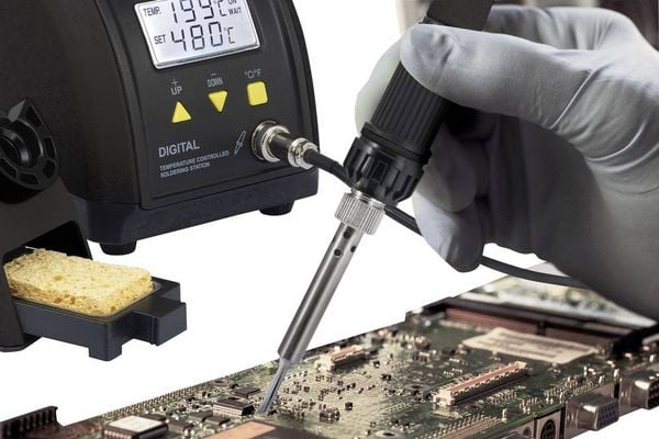 Produktbild: TOOLCRAFT N9-3 L&ouml;tspitze abgeschr&auml;gt 45&deg; Spitzen-Gr&ouml;&szlig;e 3 mm Spitzen-L&auml;nge 44 mm Inhalt 1 St.