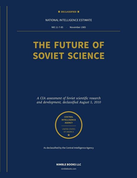 Produktbild: The Future of Soviet Science [1985]