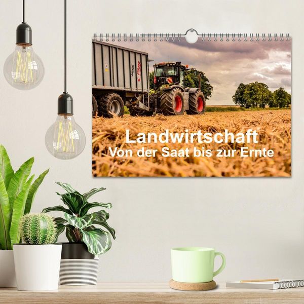 Produktbild: Landwirtschaft - Von der Saat bis zur Ernte (Wandkalender 2027 DIN A4 quer), CALVENDO Monatskalender