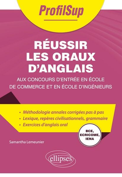 Produktbild: R&eacute;ussir les oraux d'anglais aux concours d'entr&eacute;e en &eacute;cole de commerce et en &eacute;cole d'ing&eacute;nieurs