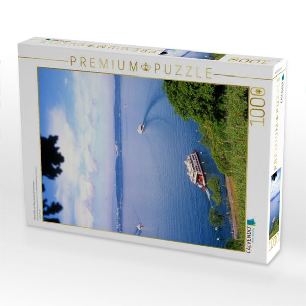 Produktbild: CALVENDO Puzzle F&auml;hrschiffe von Meersburg nach Konstanz | 1000 Teile Lege-Gr&ouml;&szlig;e 64x48cm Foto-Puzzle f&uuml;r gl&uuml;ckliche Stunden