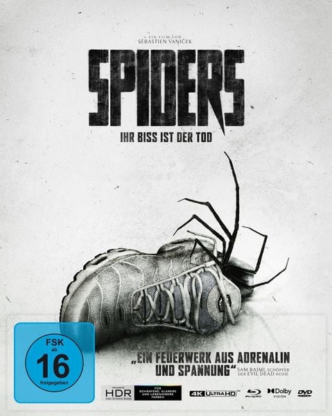 Spiders - Ihr Biss ist der Tod - Mediabook ( 4K Ultra HD+Blu-ray)