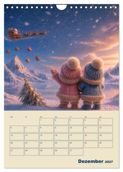 Produktbild: Frostige Fantasiewelten (Wandkalender 2027 DIN A4 hoch), CALVENDO Monatskalender