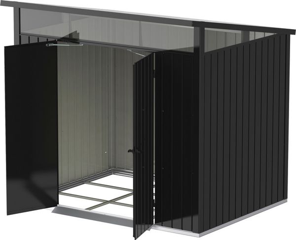 Produktbild: Metall Ger&auml;tehaus 249x231 Gartenhaus Fl&uuml;gelt&uuml;r