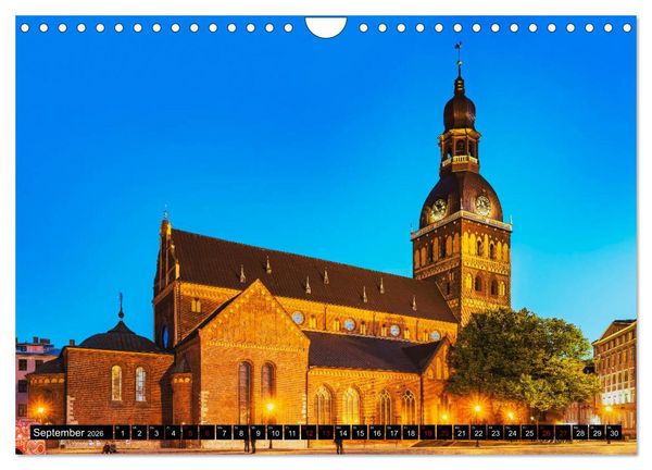 Produktbild: Ein Wochenende in Riga (Wandkalender 2026 DIN A4 quer), CALVENDO Monatskalender