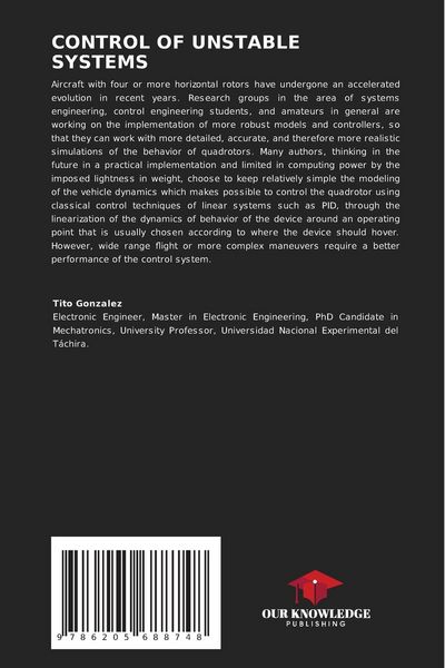 Produktbild: Control Of Unstable Systems