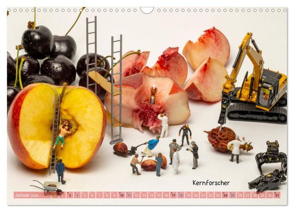 Produktbild: Mandelentz&uuml;ndung ... und andere Mini-Welten (Wandkalender 2026 DIN A3 quer), CALVENDO Monatskalender