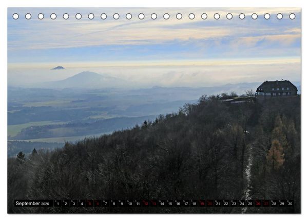 Produktbild: Das Zittauer Gebirge - (Tischkalender 2026 DIN A5 quer), CALVENDO Monatskalender
