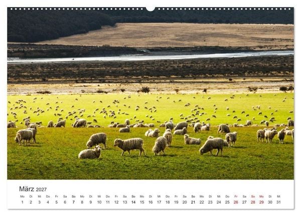 Produktbild: Naturschauspiel Neuseeland (hochwertiger Premium Wandkalender 2027 DIN A2 quer), Kunstdruck in Hochglanz