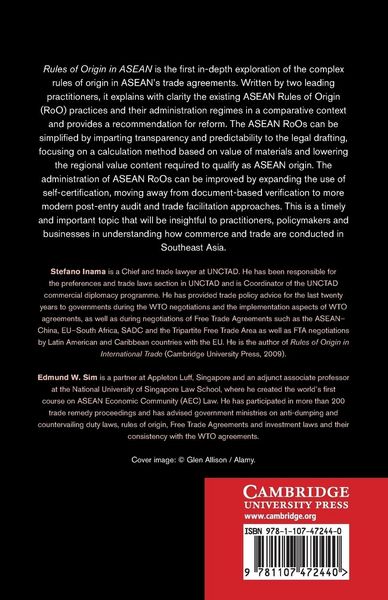 Produktbild: Rules of Origin in ASEAN