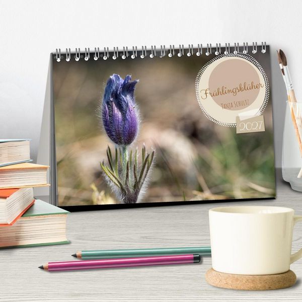 Produktbild: Fr&uuml;hlingsbl&uuml;her - Farbenpracht nach dem Winter (Tischkalender 2027 DIN A5 quer), CALVENDO Monatskalender