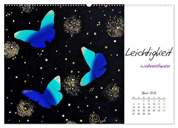 Produktbild: SeelenFreudeBilder - Strahlende Impulse zum Loslassen und Tr&auml;umen (Wandkalender 2026 DIN A2 quer), CALVENDO Monatskalender