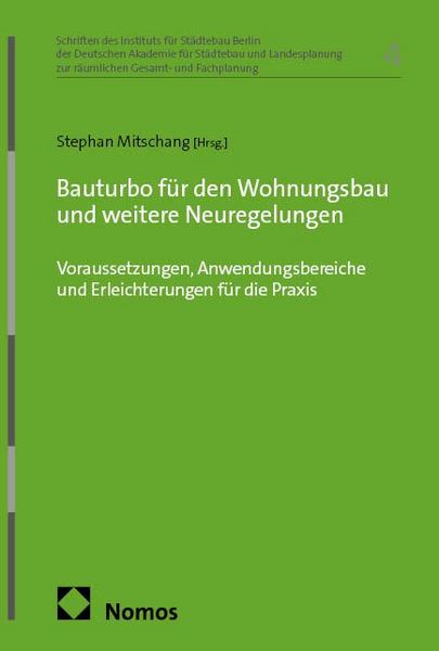 Produktbild: Bauturbo f&uuml;r den Wohnungsbau und weitere Neuregelungen