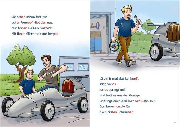 Produktbild: Lesel&ouml;wen Lesetraining 2. Klasse - Vollgas auf der Rennstrecke