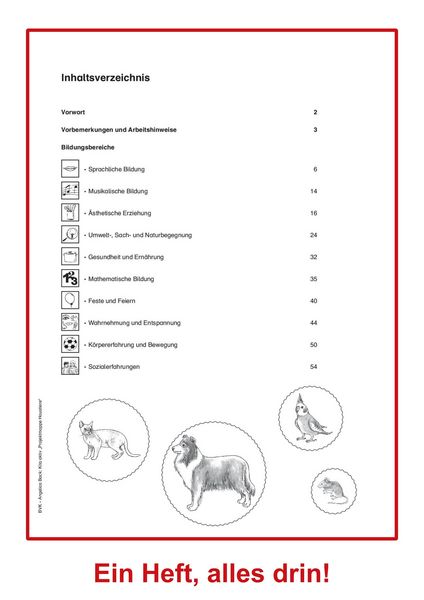 Produktbild: Kita aktiv Projektmappe Haustiere