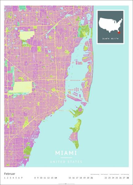 Produktbild: Map Art Kalender 2027