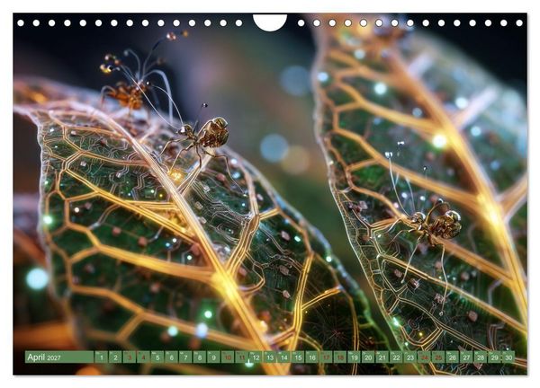 Produktbild: Fantastische Mikrowelten. Im Reich der Nanog&auml;rtner (Wandkalender 2027 DIN A4 quer), CALVENDO Monatskalender