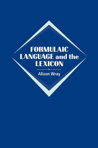 Produktbild: Formulaic Language and the Lexicon