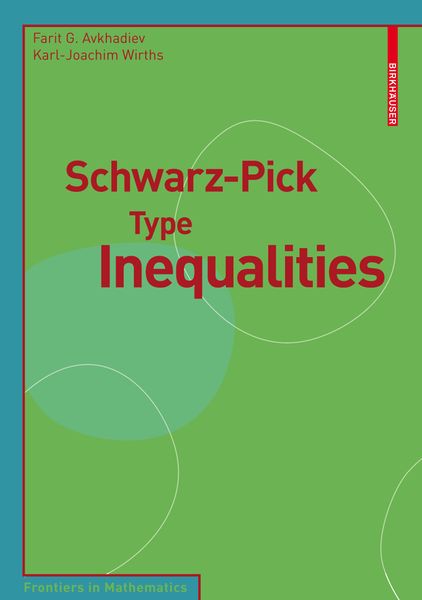 Produktbild: Schwarz-Pick Type Inequalities