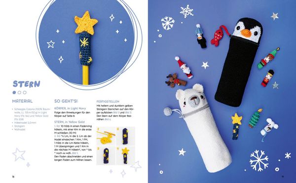 Produktbild: Amigurumi Pen Friends &ndash; Colorful Christmas