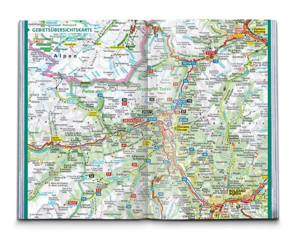 Produktbild: KOMPASS Wanderf&uuml;hrer Meran und Umgebung, Passeiertal, Texelgruppe, Ultental, 60 Touren mit Extra-Tourenkarte