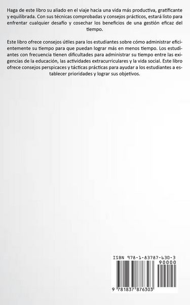 Produktbild: Gesti&oacute;n Del Tiempo