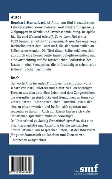 Produktbild: Wortschatz f&uuml;r gutes Franz&ouml;sisch