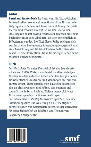 Produktbild: Wortschatz f&uuml;r gutes Franz&ouml;sisch