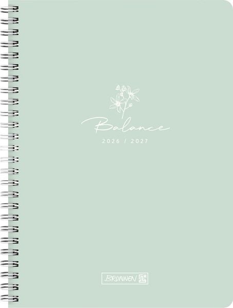 Schülerkalender Style 2026/2027 'Balance' | A5, Kunststoff