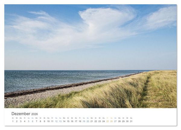 Produktbild: Die Sonneninsel Fehmarn (Wandkalender 2026 DIN A2 quer), CALVENDO Monatskalender