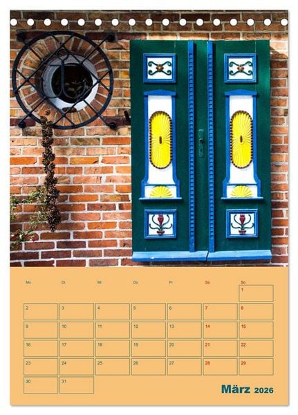 Produktbild: Fischland-Dar&szlig;-Zingst Terminplaner (Tischkalender 2026 DIN A5 hoch), CALVENDO Monatskalender