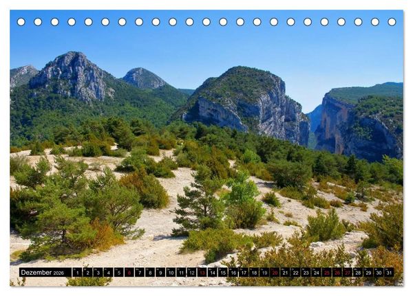 Produktbild: Verzaubernde Provence (Tischkalender 2026 DIN A5 quer), CALVENDO Monatskalender