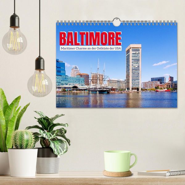 Produktbild: Baltimore. Maritimer Charme an der Ostk&uuml;ste der USA (Wandkalender 2026 DIN A4 quer), CALVENDO Monatskalender