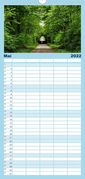 Produktbild: Familienplaner Unterhaching (Wandkalender 2022 , 21 cm x 45 cm, hoch)