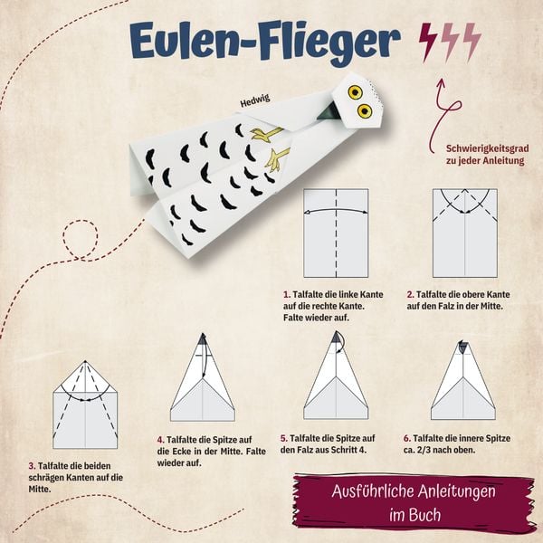 Produktbild: Fantastische Papierflieger f&uuml;r Potter-Fans