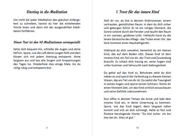 Produktbild: 40 Meditationen f&uuml;r das innere Kind