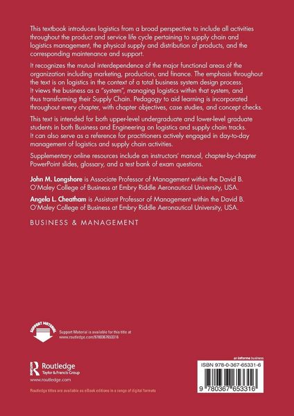 Produktbild: Managing Logistics Systems